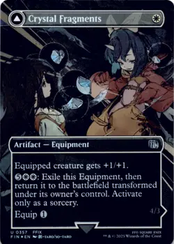 MTG Crystal Fragments (Borderless) Foil NM FINAL FANTASY Magic 357 - Image 1