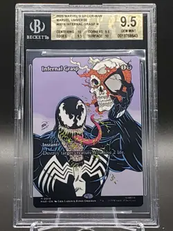 BGS 9.5 GEM MINT Infernal Grasp M 0018 2025 Marvel's Spider-Man MTG - Image 1
