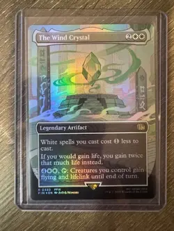 Magic The Gathering Final Fantasy Borderless Foil The Wind Crystal #0330 - Image 1