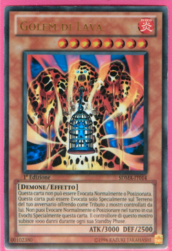 GOLEM DI LAVA • (Lava Golem) • Ultra R • SDMA IT014 • 1Ed • Yugioh! • ANDYCARDS - Image 1