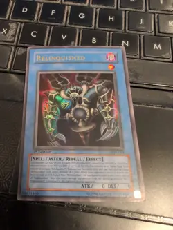 Yu-Gi-Oh! TCG Relinquished SDP-001 Ultra Rare 1st Edition - Image 1