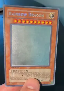 Rainbow Dragon (Ghost Rare) TAEV-EN006 Tactical Evolution 1st Edition LP - Image 3