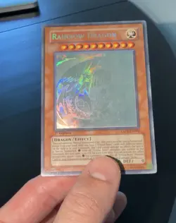 Rainbow Dragon (Ghost Rare) TAEV-EN006 Tactical Evolution 1st Edition LP - Image 4