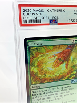 CULTIVATE FOIL - Core Set 2021 - Graded PSA 9 MTG Magic the Gathering Card 2020 - Image 3
