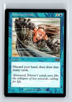 (3x) TOLARIAN WINDS - MTG Magic the Gathering Card - Urza's Saga - Common - Image 1
