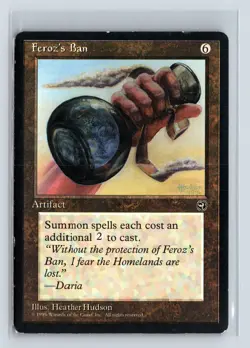 (2x) FEROZ'S BAN - MTG Magic the Gathering Card - Homelands - Rare - Image 1