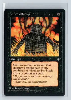 (4x) BURNT OFFERING - MTG Magic the Gathering Card - Ice Age - Common - Image 1