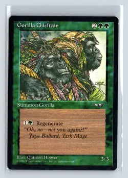 (2x) GORILLA CHIEFTAIN - MTG Magic the Gathering Card - Alliances - Common - Image 1