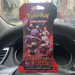 *SEALED* Destined Rivals Sleeved Booster Pack - English - 10 Cards - Image 1