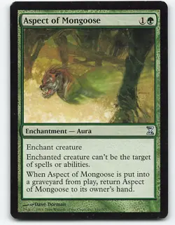 Aspect of Mongoose #191 Magic the Gathering Card - Image 1