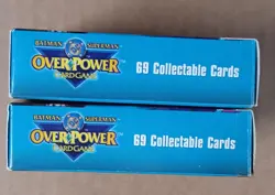 2 DC Batman Superman Overpower Card Game Starter Decks 69 cards each pack - Image 2