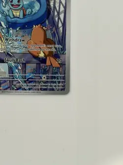 Squirtle 148/142 Stellar Crown Illustration Rare Pokemon Card TCG NM - CNSMT TC - Image 4
