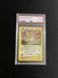Dark Raichu 83/82 Secret Holo Team Rocket PSA 8 NM-MT Pokemon Card - Image 1