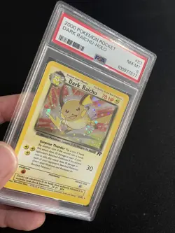 Dark Raichu 83/82 Secret Holo Team Rocket PSA 8 NM-MT Pokemon Card - Image 4