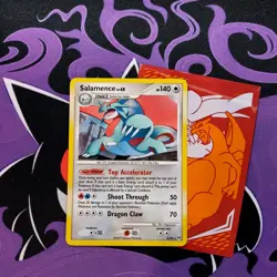 Pokemon Card Salamence Holo Platinum set 8/99 Arceus - Image 1
