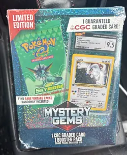 2025 Pokemon Mystery Gems 1 #CGC Graded Card & Booster Pack NEW Factory Sealed - Image 1