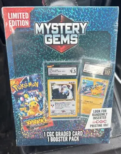 2025 Pokemon Mystery Gems 1 #CGC Graded Card & Booster Pack NEW Factory Sealed - Image 2