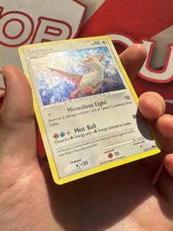 LATIAS 3/17 POP Series 7 HOLO SWIRL Pokemon Organized Play promo TCG card - Image 3