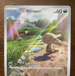 Paldean Wooper 102/094 Phantasmal Flames Illustration Rare Full Art Pokemon Card - Image 2