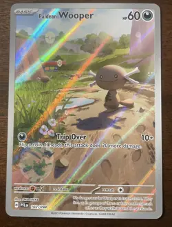 Paldean Wooper 102/094 Phantasmal Flames Illustration Rare Full Art Pokemon Card - Image 3