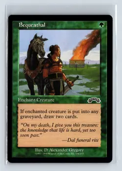 (3x) BEQUEATHAL - MTG Magic the Gathering Card - Exodus - Common - Image 1