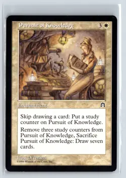 (6X) Pursuit of Knowledge Stronghold Rare - MTG Magic the Gathering Card - Image 3