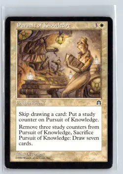 (6X) Pursuit of Knowledge Stronghold Rare - MTG Magic the Gathering Card - Image 5