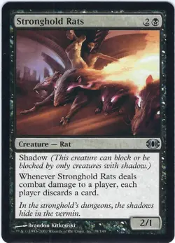 Stronghold Rats Future Sight (FUT) Uncommon - MTG Magic the Gathering Card - Image 1