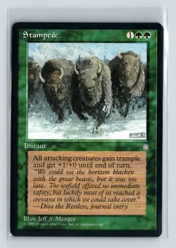 (2x) STAMPEDE - MTG Magic the Gathering Card - Ice Age - Rare - Image 1