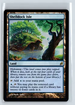 Shelldock Isle Lorwyn Rare Colorless Land - MTG Magic the Gathering Card - Image 1