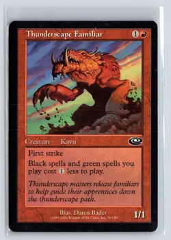 (2x) THUNDERSCAPE FAMILIAR - Planeshift - MTG Magic the Gathering Card - Common - Image 1