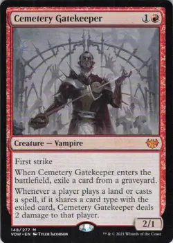 MTG Cemetery Gatekeeper (148) | NM | Innistrad: Crimson Vow {VOW} - Image 1