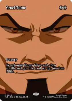 Cruel Tutor (Borderless)- Avatar: The Last Airbender- (Non-Foil)(NM) - Image 1