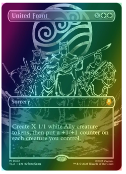 United Front - Foil - Borderless Avatar MTG - Image 1