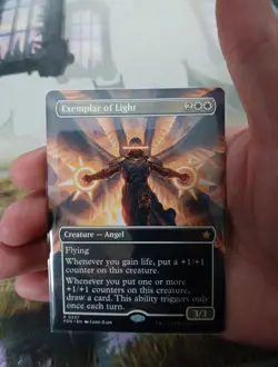 MTG - Exemplar of Light (Borderless) - Foundations - R 0297 - Image 1