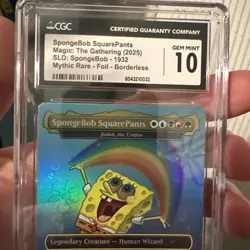 MTG SpongeBob SquarePants (1932) *Rainbow Foil* Secret Lair: SpongeBob CGC 10 🔥 - Image 3