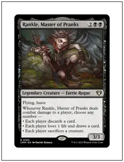 1x Rankle, Master of Pranks, Magic the Gathering MTG NM - Image 1