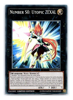 Number S0: Utopic ZEXAL - MACR-ENSE2 - Super Rare - Limited Edition - Yugioh - Image 1