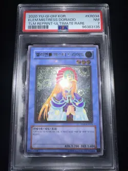 Yu-Gi-Oh! PSA 7 Elemental Mistress Doriado TLM-KR034 Ultimate Korean Asian - Image 1