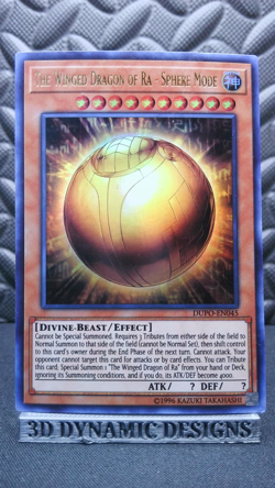 | Yugioh The Winged Dragon of Ra - Sphere Mode DUPO-EN045 Ultra Rare NM ?? | - Image 1