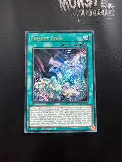 YUGIOH PRIMITE ROAR ULTRA RARE MP25-EN252 1ST EDITION - Image 1