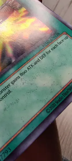 Yu-Gi-Oh! United We Stand MISPRINT / RP02-EN038 UNLIMITED LP REPRINT - Image 4