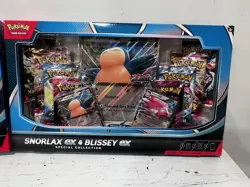 Pokemon Trading Card Game Snorlax ex and Blissey ex Special Collection Box - Image 1