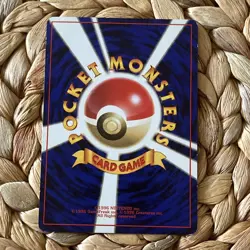 Squirtle No.007 Base Set Japanese Pokemon Card Old Back WOTC LP 1996 - Image 2