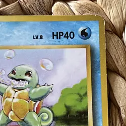 Squirtle No.007 Base Set Japanese Pokemon Card Old Back WOTC LP 1996 - Image 4