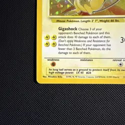 Pokemon TCG Raichu Fossil Holo Rare Card 14/62 Unlimited Vintage, Near Mint LP - Image 5