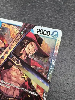 One Piece TCG Dracule Mihawk OP01-070 Super Rare Pre-Errata Card Near Mint - Image 4