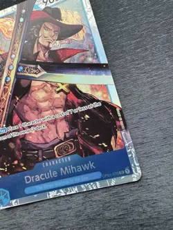 One Piece TCG Dracule Mihawk OP01-070 Super Rare Pre-Errata Card Near Mint - Image 5