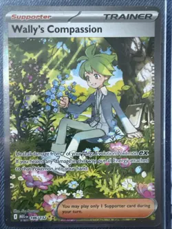 Wally's Compassion 186/132 Secret Rare Pokemon Card Gym Challenge NM Near Mint - Image 1