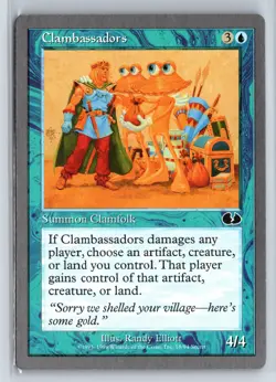 CLAMBASSADORS - MTG Magic the Gathering Card - Unglued - Common - Image 1